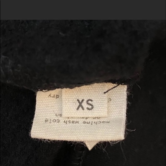 L’AGENCE FAUX LEATHER SLEEVE HOODIE - Picture 11 of 13